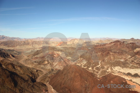 Desert landscape brown rock mountain.