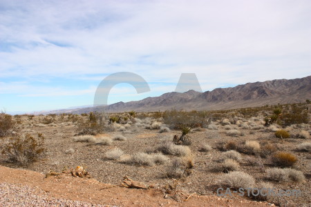 Desert landscape white mountain.