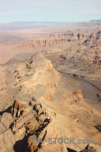 Desert mountain white rock landscape.