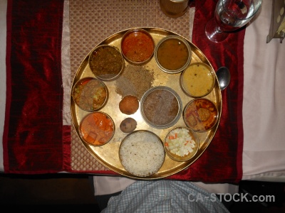 Disk bowl asia curry churma.