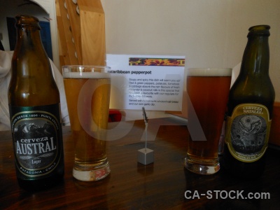 Drink glass beer patagonia puerto natales.