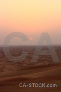 Dune middle east sunrise sunset desert.