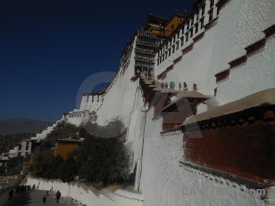 East asia sky lhasa monastery potala palace.