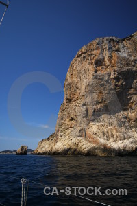 Europe blue spain cliff sea.