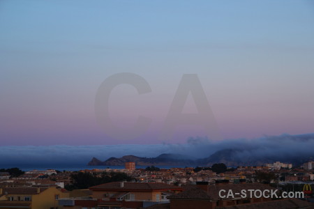 Europe cloud javea spain sky.