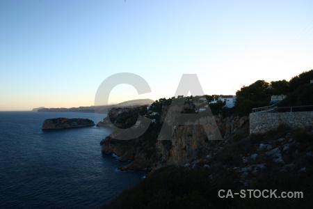 Europe rock javea spain sky.