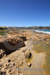 Europe sea blue rock spain.