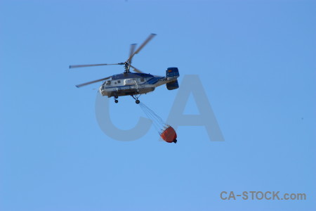 Europe spain javea helicopter firefighting.