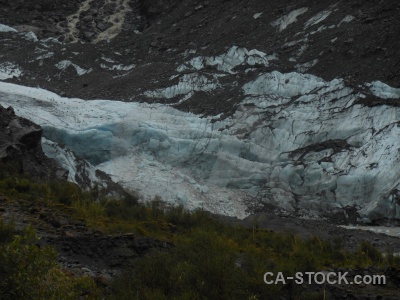 Glacier water ice river rock.