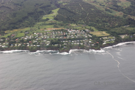 Gray landscape coast.