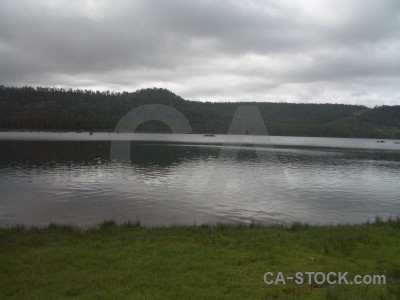 Gray water lake.