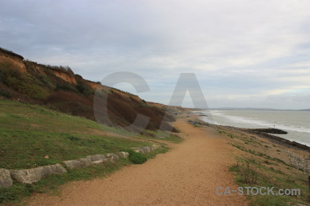 Green coast white landscape brown.