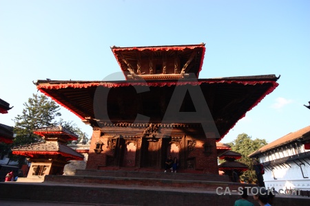Hanuman wood kathmandu south asia temple.