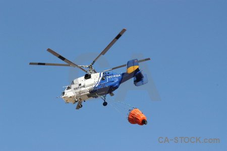 Helicopter vehicle europe montgo fire javea.