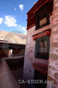 Hill monastery buddhism altitude building.