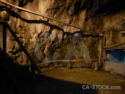 Hydroelectric power station underground fiordland tunnel.
