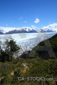 Ice glacier chile trek circuit.