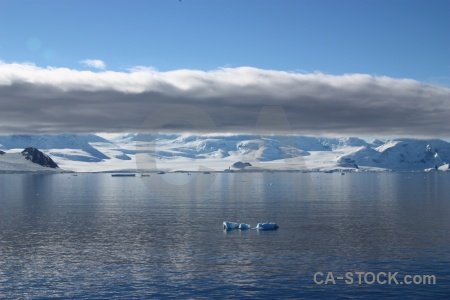 Ice reflection sky adelaide island antarctica cruise.