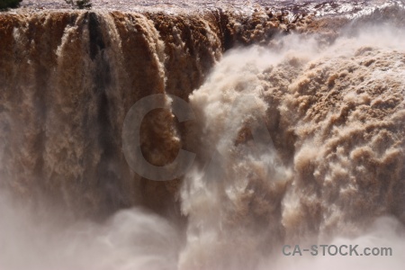 Iguacu falls south america water spray argentina.