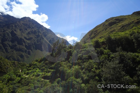 Inca trail south america inca mountain cloud.