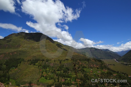 Inca urubamba valley andes landscape grass.