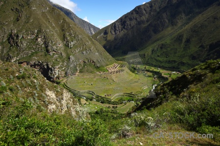 Inca water cloud mountain inca trail.