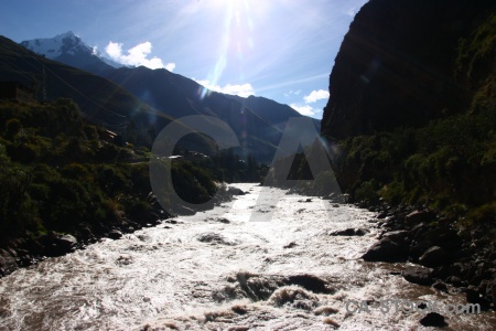 Inca water river valley willkanuta.