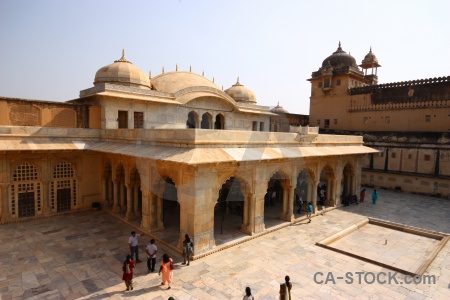 India sky amer courtyard jaipur.