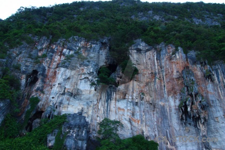 Island ko phi ley southeast asia cliff thailand.