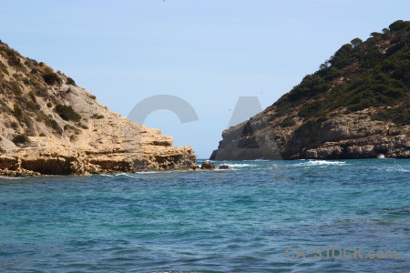 Javea blue sea spain europe.