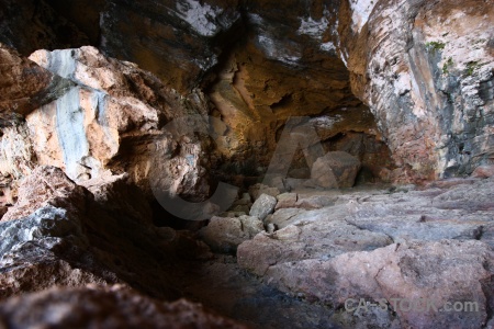 Javea europe rock cave spain.