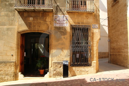 Javea europe spain orange building.