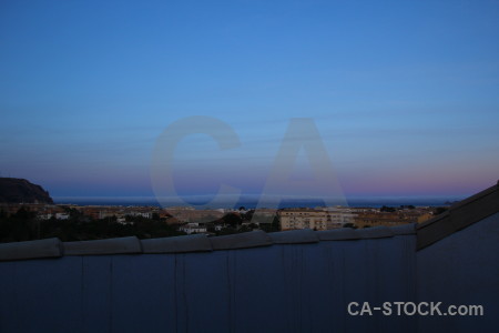 Javea sky spain europe cloud.