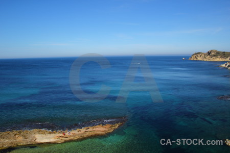 Javea spain blue sea europe.