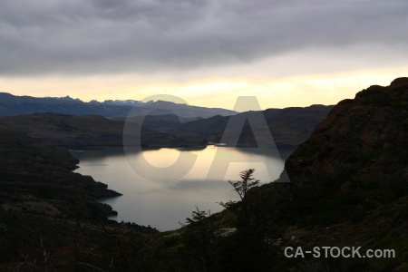 Lago nordenskjold lake landscape patagonia trek.