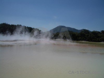 Lake water blue volcanic.