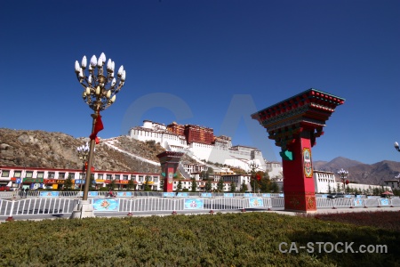 Lamp buddhism tibet grass east asia.