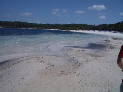 Landscape blue coast.