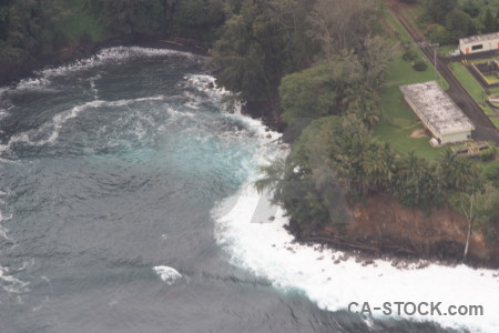 Landscape gray coast.