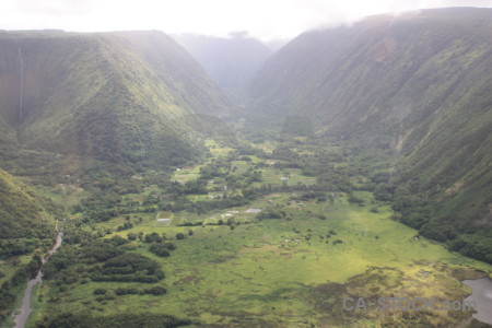 Landscape mountain gray green.