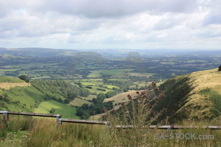 Landscape mountain green white.