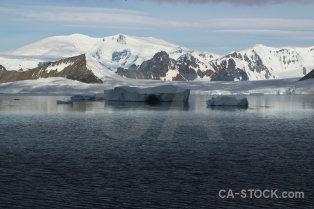 Landscape reflection antarctica cruise iceberg antarctic peninsula.