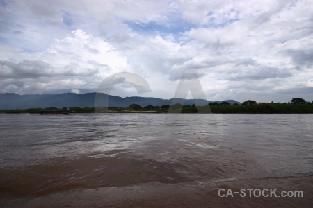 Laos mekong river southeast asia water thailand.
