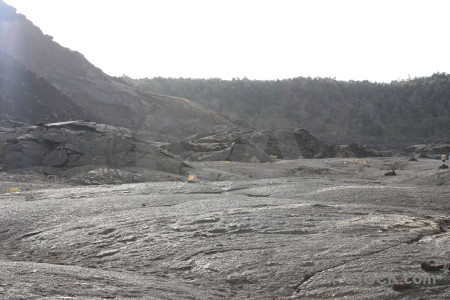 Lava crater gray white volcanic.