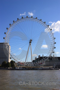 London eye ornate ferris wheel building.