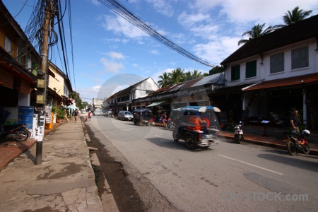 Luang prabang wire laos road cloud.