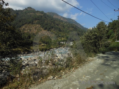 Mountain cloud nepal annapurna sanctuary trek water.