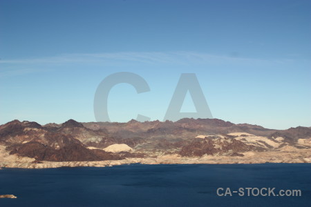 Mountain landscape blue.