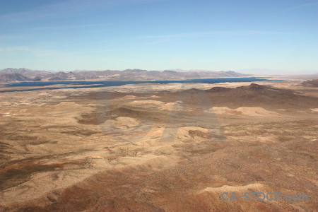 Mountain landscape brown desert.