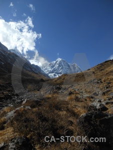 Mountain nepal modi khola valley asia water.